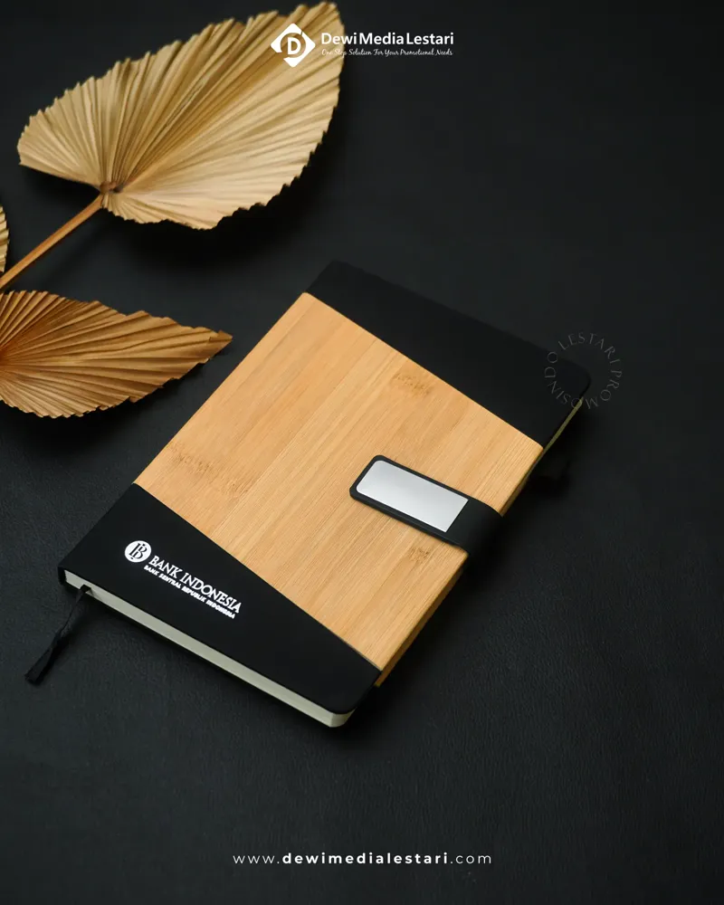Agenda kayu custom untuk Bank Indonesia